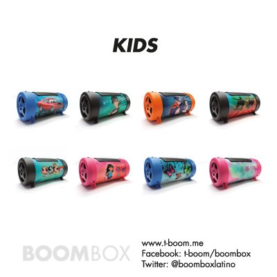 Boombox MP3 FM modelo Kids