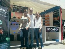 Muestra el Stand de Boombox en la Exposición de Motociletas CCCT 2012