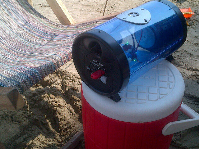 Boombox en la playa #rumbaportatil Boombox DJ